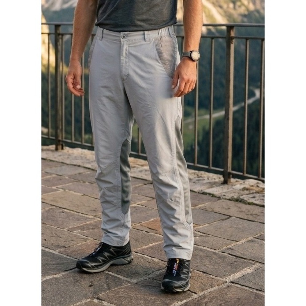 Rail Riders LOA Love of Adventure Hiking Pants Mesh Vented Men's 34x31.5 Gray